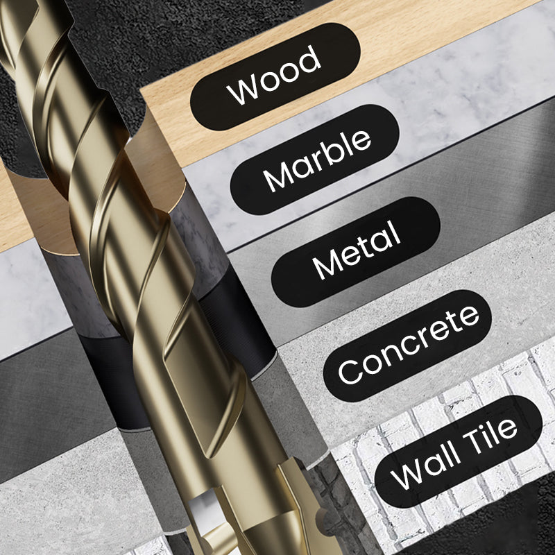 đ„2025 Hot Saleđ„High-Strength 4-Flute Serrated Eccentric Drill Bit Kit