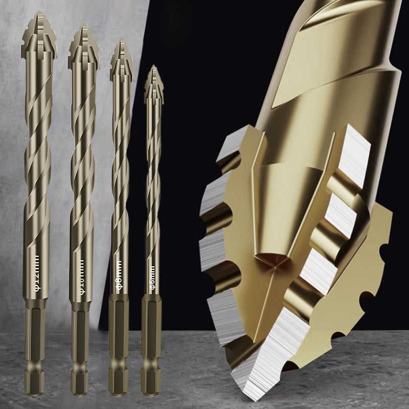 đ„2025 Hot Saleđ„High-Strength 4-Flute Serrated Eccentric Drill Bit Kit