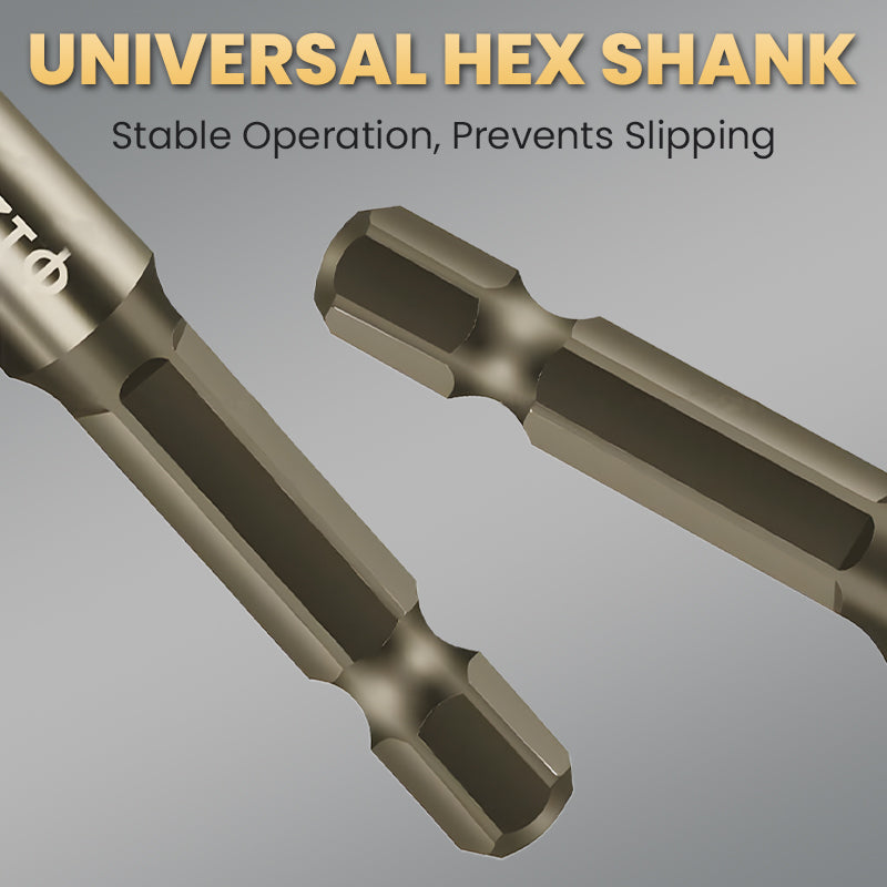 đ„2025 Hot Saleđ„High-Strength 4-Flute Serrated Eccentric Drill Bit Kit