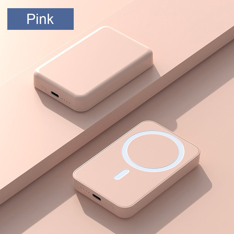 📢📢60% OFF !! ⏰15W Fast Charge Portable Wireless Magnetic Power Bank