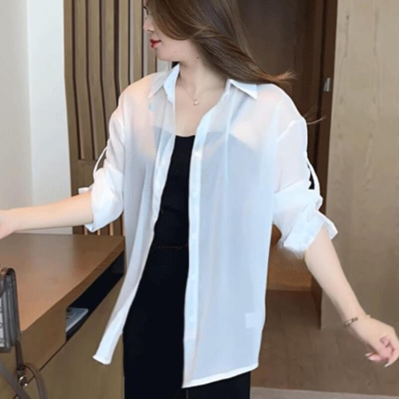 Summer Women’s Sunscreen Chiffon Shirt(50% OFF)