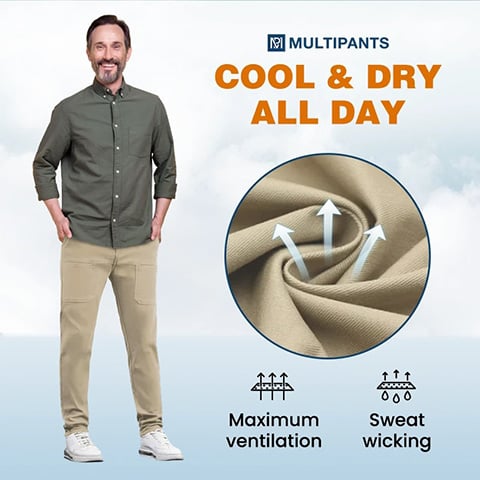 đ„High Stretch Multi-pocket Durable Cargo Pants