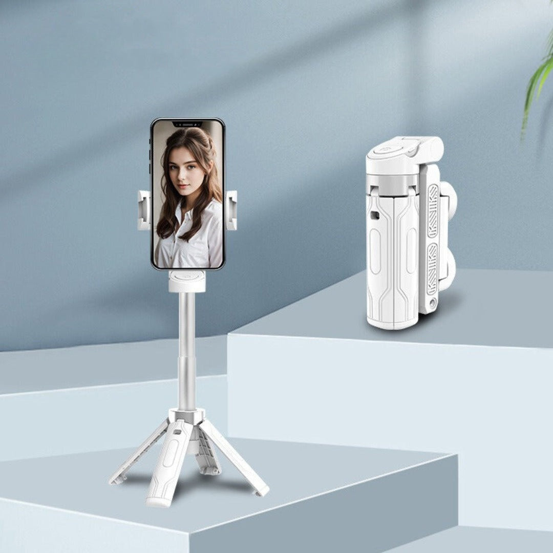 š„2025 NEW SALES - 50% OFFš„Extendable Grip Phone Tripod with Detachable Remote Pocket Size