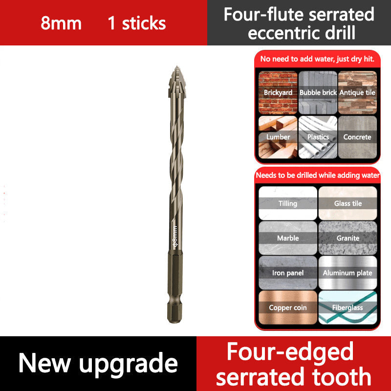 đ„2025 Hot Saleđ„High-Strength 4-Flute Serrated Eccentric Drill Bit Kit