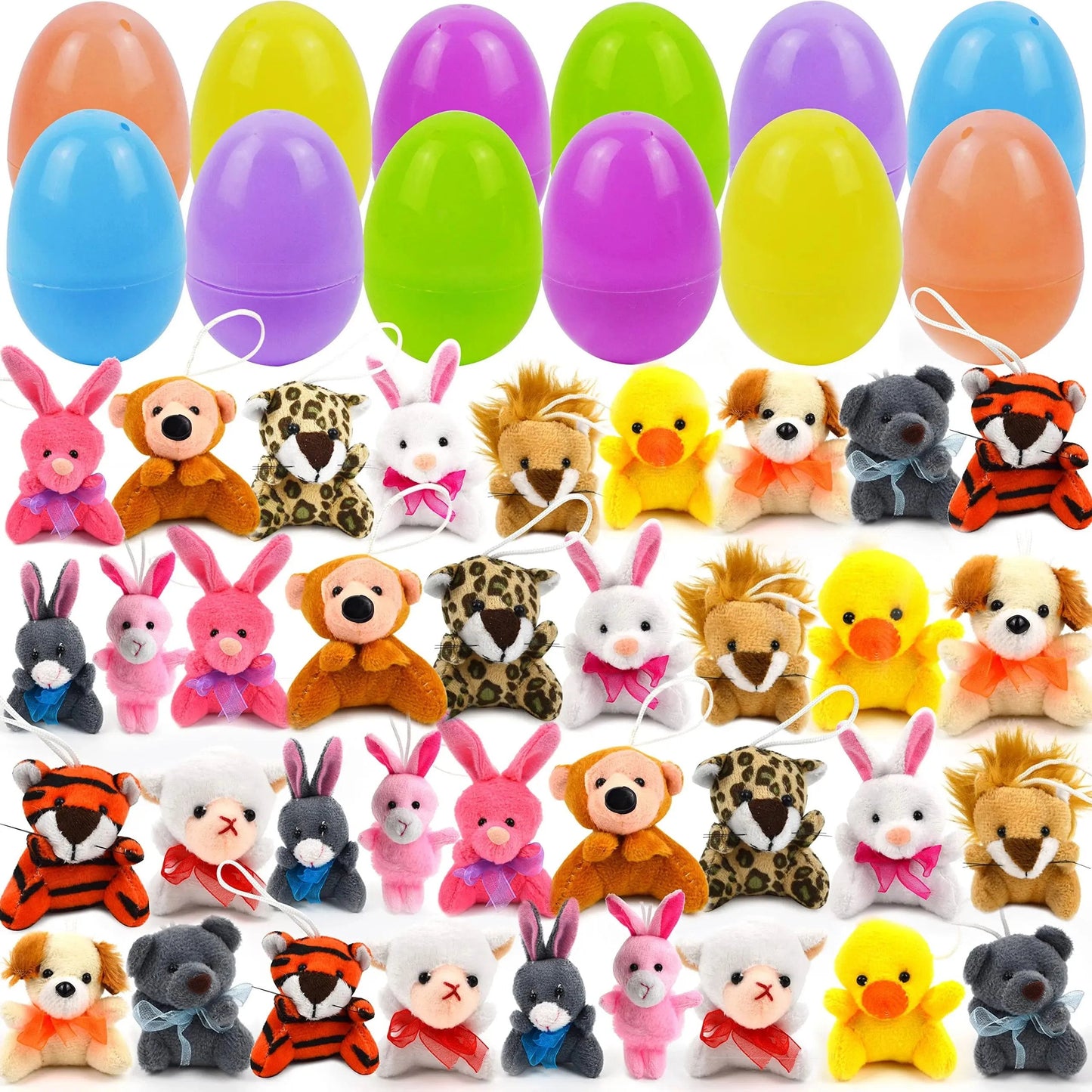 🎁Easter Hot Sale 50% OFF🎁Prefilled Easter Eggs, Filled with Plush Animal Toys