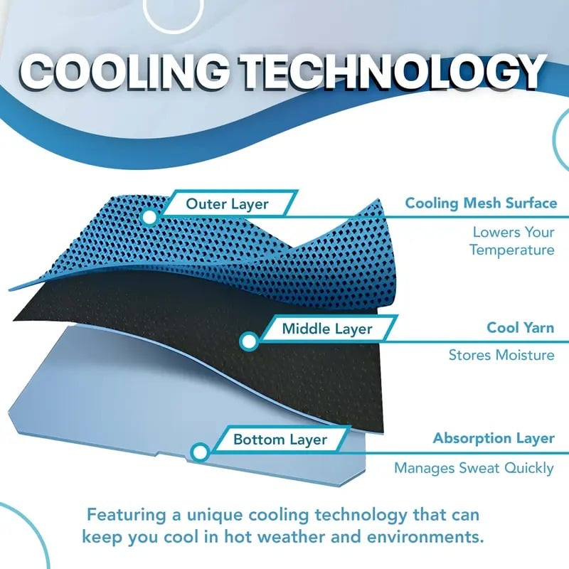 🎁 Buy one, get one free🔥🔥 Absorbent cooling towel, can be used anytime, anywhere!
