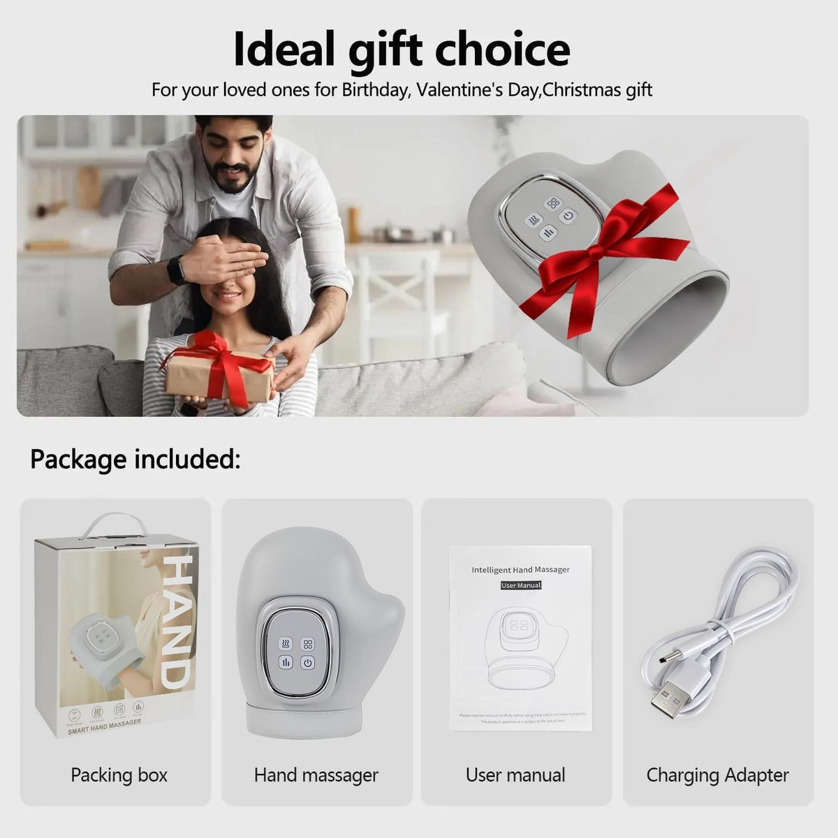๐ LIMITED TIME 50% OFF! ๐ Soothe Tired Hands & Wrists โ Air Compression Massager with 3 Modes, 5 Intensities & Auto Timer.