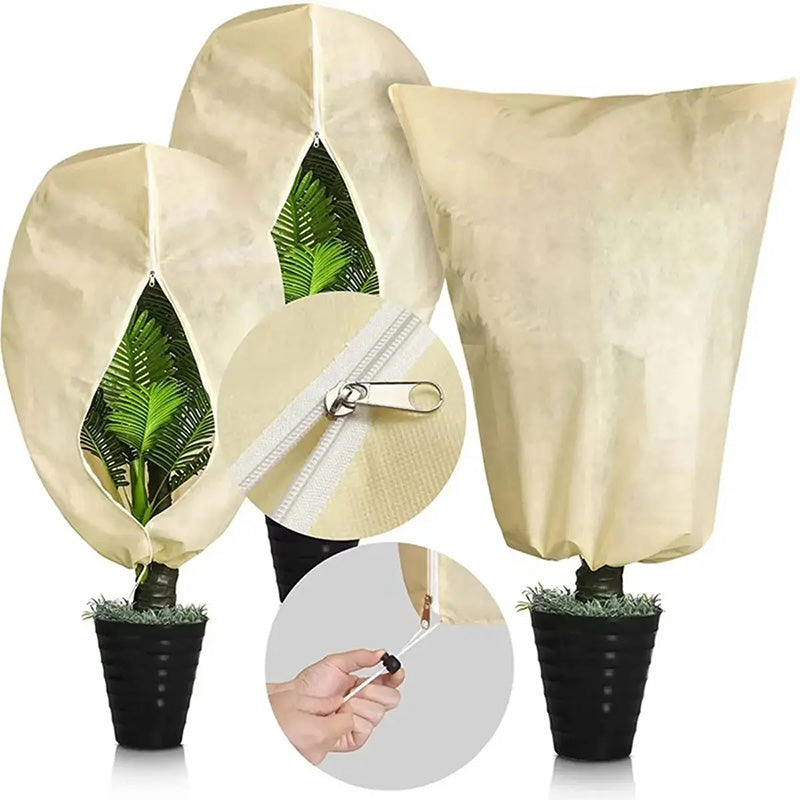 Plant Thickened Drawstring Bag Freeze Protection Covers(50% OFF)