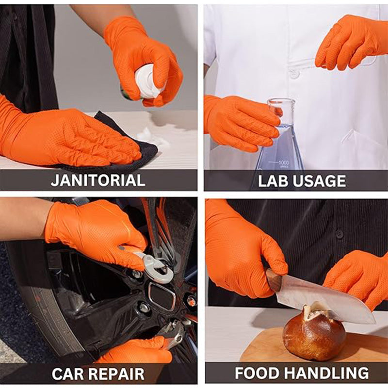 Disposable Nitrile Gloves 30 PCS(Suitable for kitchen, work, daily life, flexible and durable)