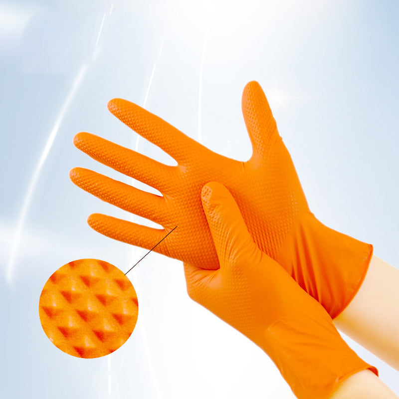 Disposable Nitrile Gloves 30 PCS(Suitable for kitchen, work, daily life, flexible and durable)