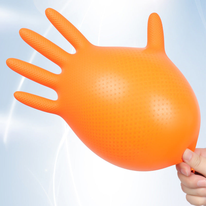 Disposable Nitrile Gloves 30 PCS(Suitable for kitchen, work, daily life, flexible and durable)