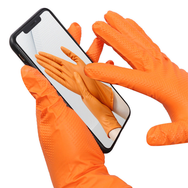 Disposable Nitrile Gloves 30 PCS(Suitable for kitchen, work, daily life, flexible and durable)