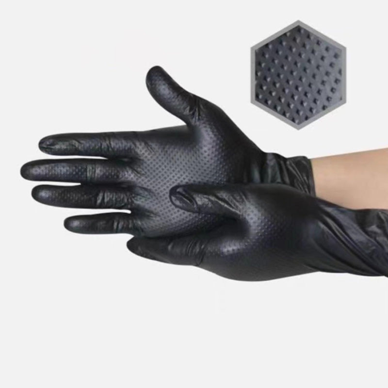 Disposable Nitrile Gloves 30 PCS(Suitable for kitchen, work, daily life, flexible and durable)