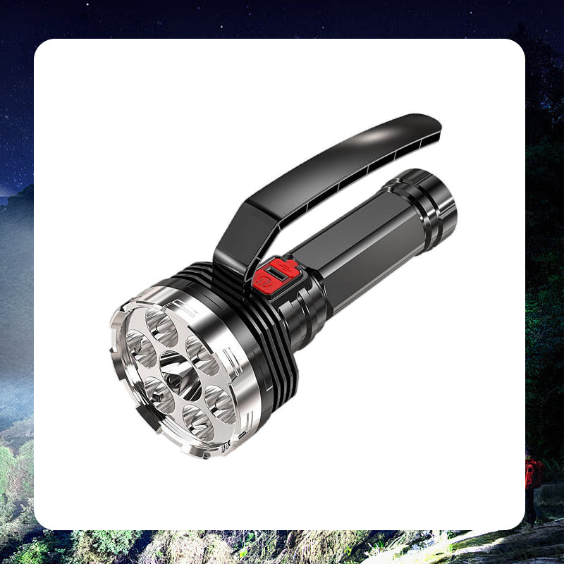 Outdoor Emergency Bright Flashlight with Portable Handle(Free Shipping)