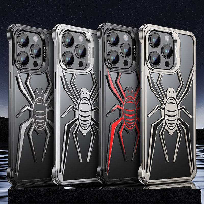 Spider Case with Metal Lens Bracket for iPhone(A cell phone case that lasts a lifetime)
