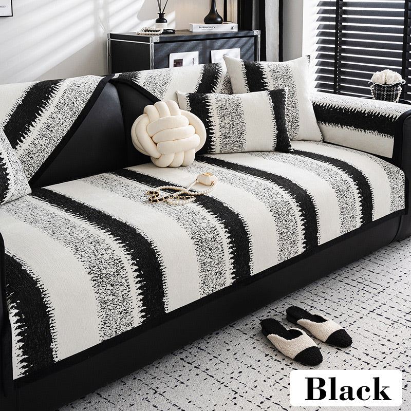 Universal Non-slip Striped Sofa Cover(2024soil-resistant fabric)