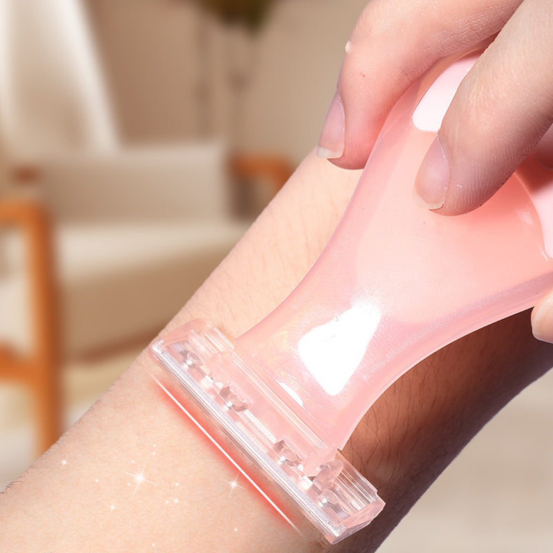 【Women only】One spare blade for each unit !Convenient Hair Removal Set with Replaceable Blades