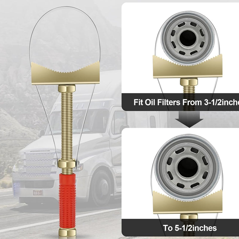 š„Hot Saleš„Auto Oil Filter Wrench with Adjustable Steel Strap