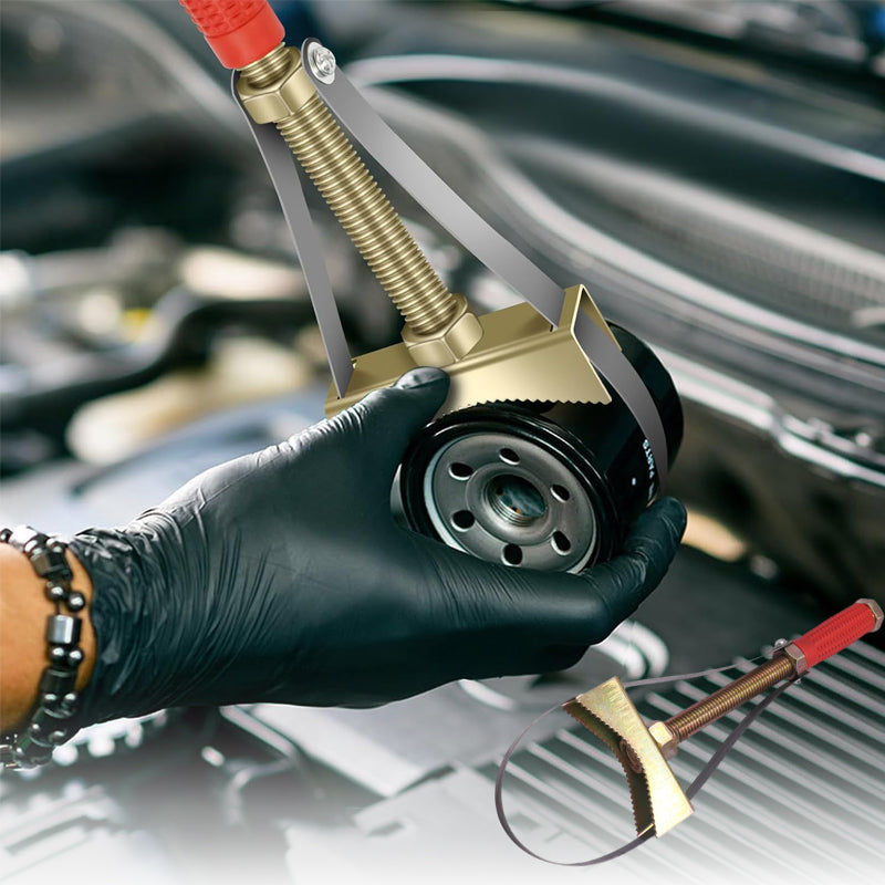 š„Hot Saleš„Auto Oil Filter Wrench with Adjustable Steel Strap