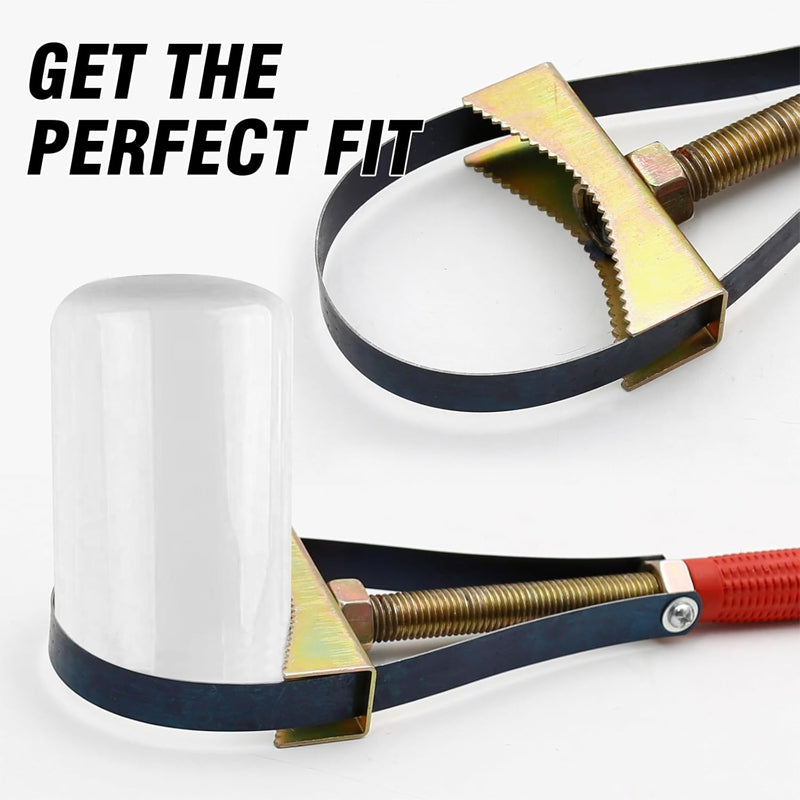 š„Hot Saleš„Auto Oil Filter Wrench with Adjustable Steel Strap