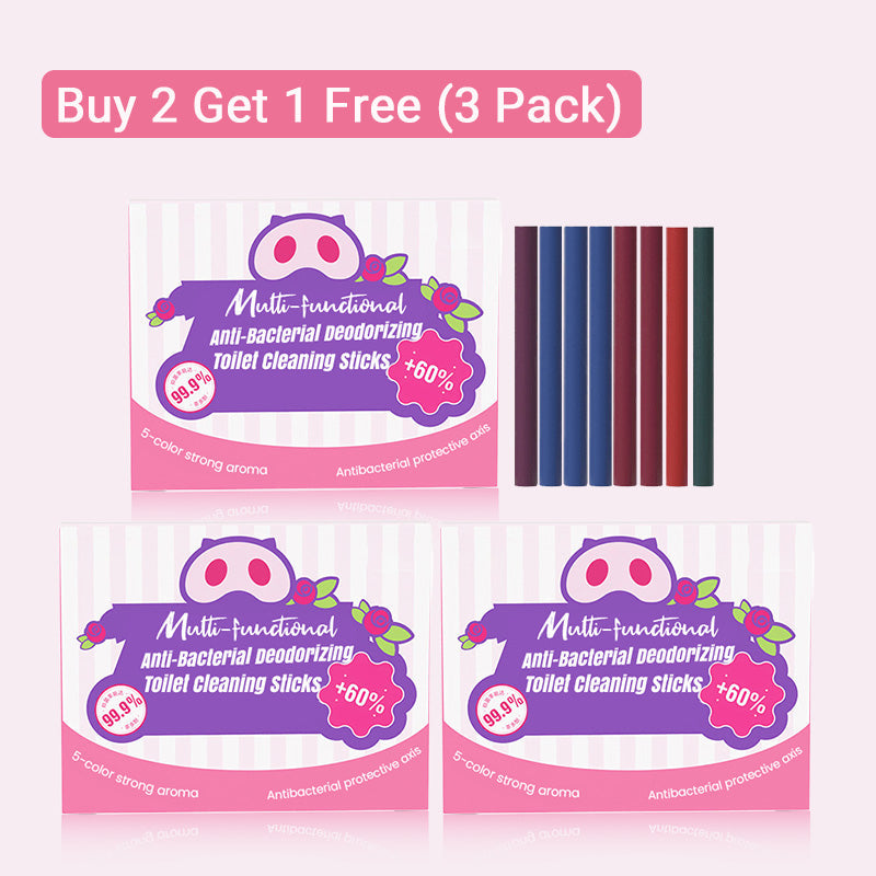 Buy 2 Get 1 free✨Multi-functional Anti-Bacterial Deodorizing Toilet Cleaning Sticks🌈