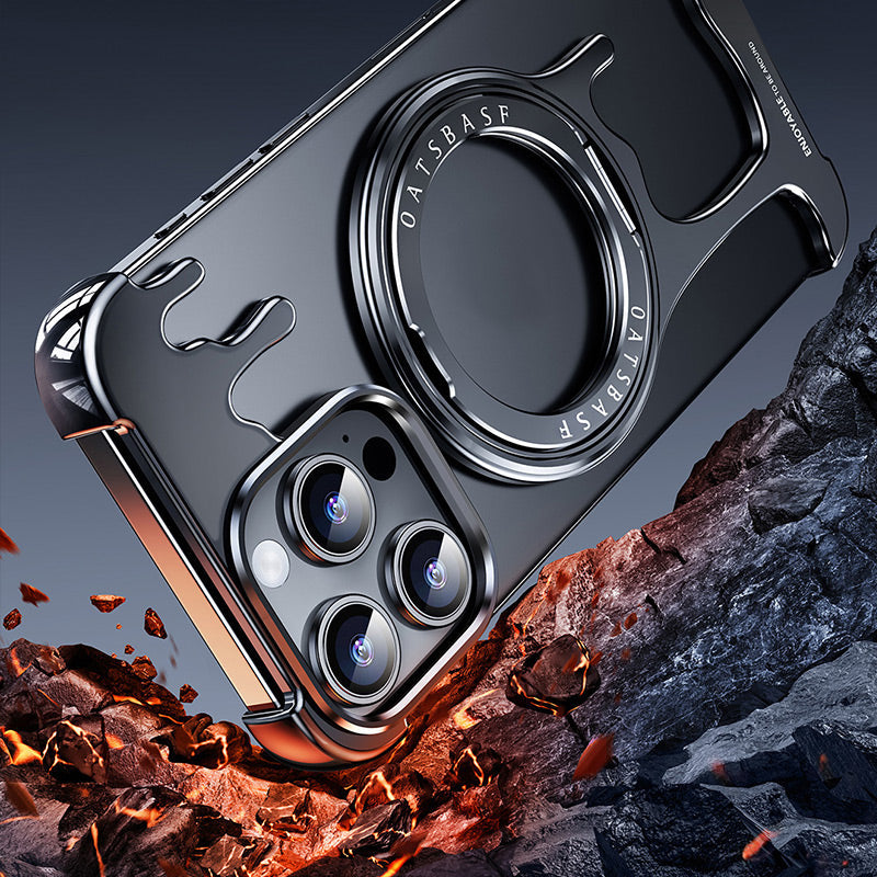 Frameless Metal Magnetic Case for iPhone 13/14/15 Series(Truly innovative aesthetics and quality)