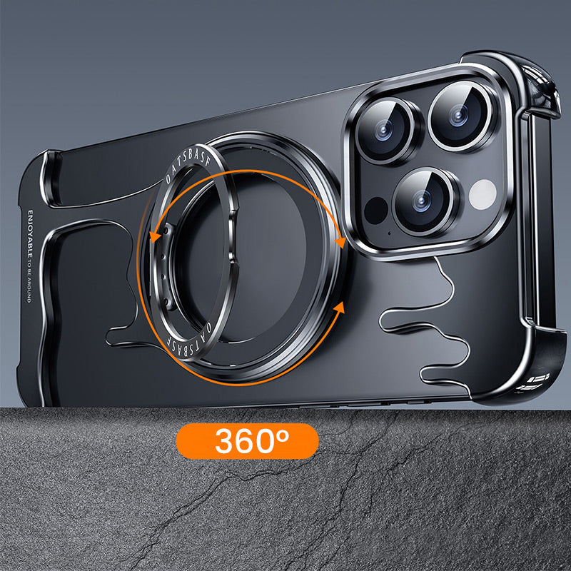 Frameless Metal Magnetic Case for iPhone 13/14/15 Series(Truly innovative aesthetics and quality)