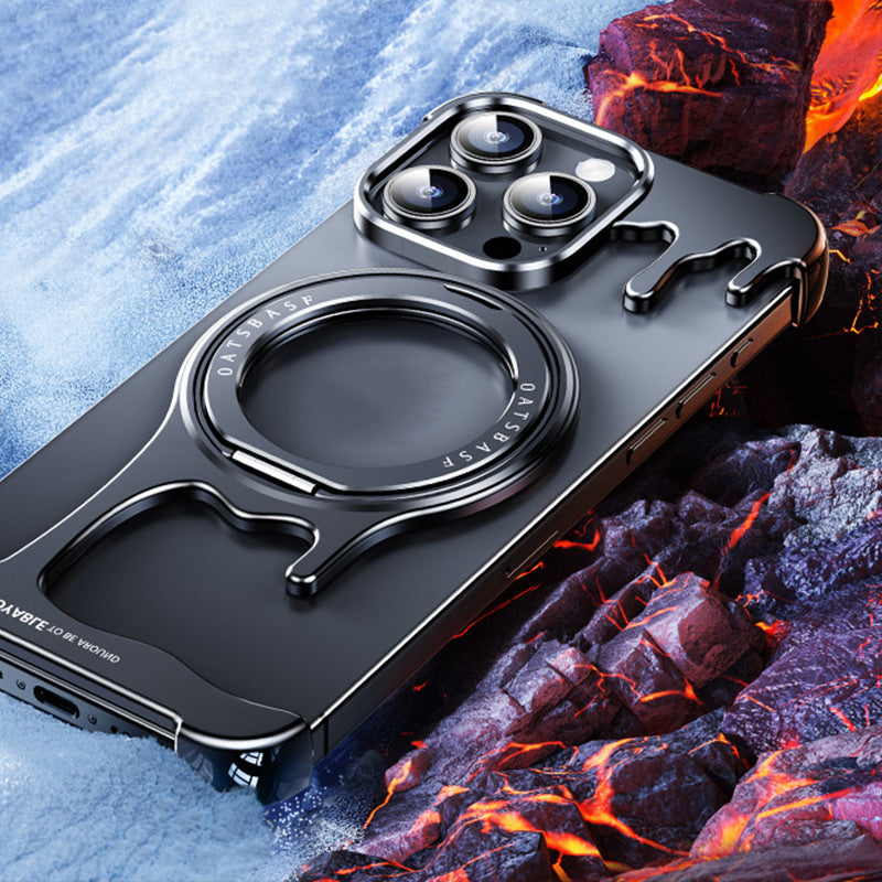 Frameless Metal Magnetic Case for iPhone 13/14/15 Series(Truly innovative aesthetics and quality)