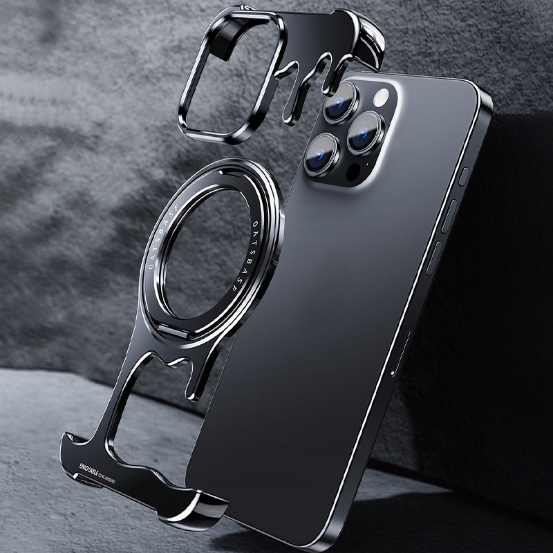 Frameless Metal Magnetic Case for iPhone 13/14/15 Series(Truly innovative aesthetics and quality)
