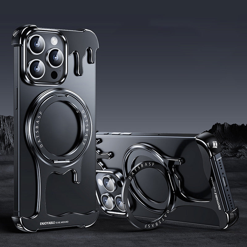 Frameless Metal Magnetic Case for iPhone 13/14/15 Series(Truly innovative aesthetics and quality)