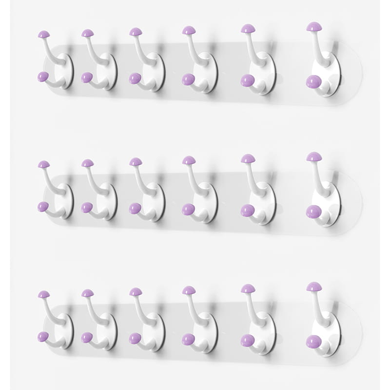 Punch-Free Universal Wall Mount Hanger Hooks