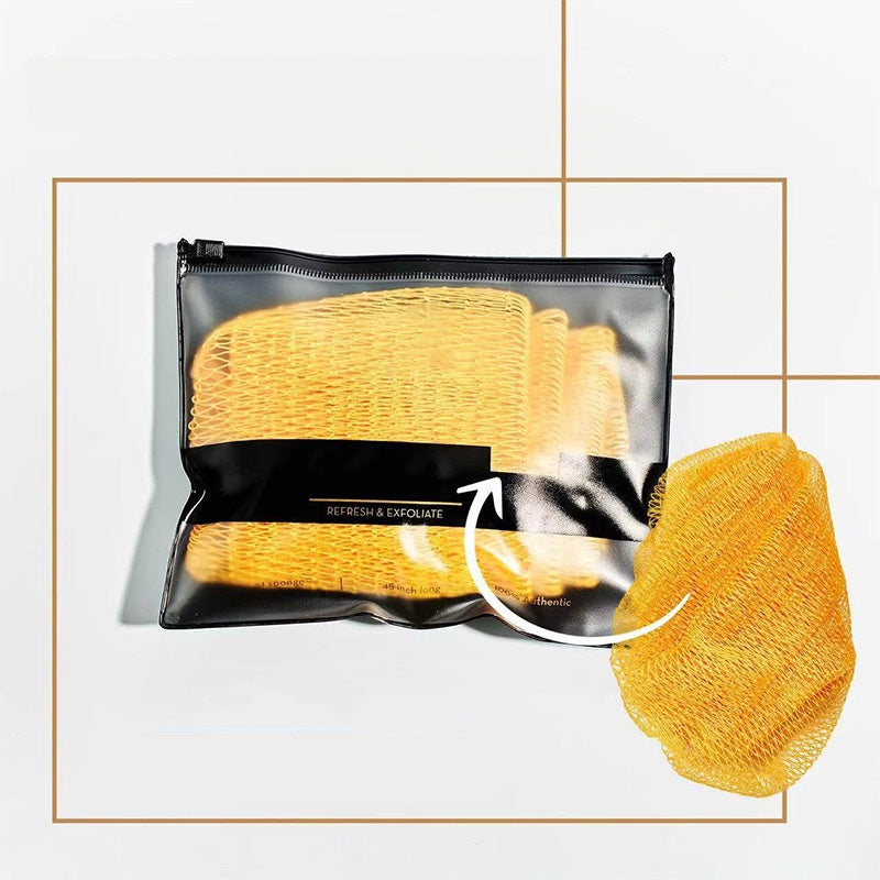🚿Perfect bath towel 🚿Effective Exfoliating Net Bath Sponge(buy one get three free)