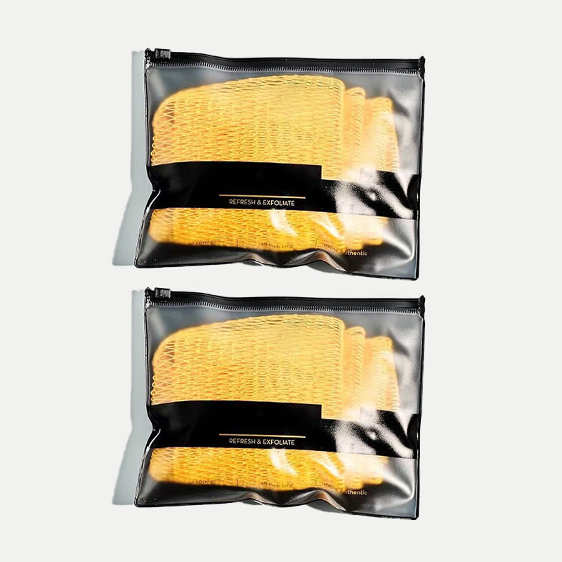 🚿Perfect bath towel 🚿Effective Exfoliating Net Bath Sponge(buy one get three free)