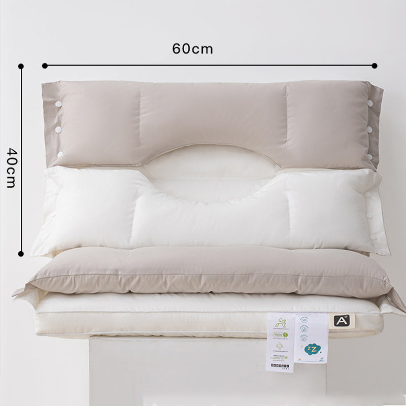 Soft and Hard Dual-Zone Neck Support(Reducing Insomnia Anxiety and Improving Sleep Quality Right Now)