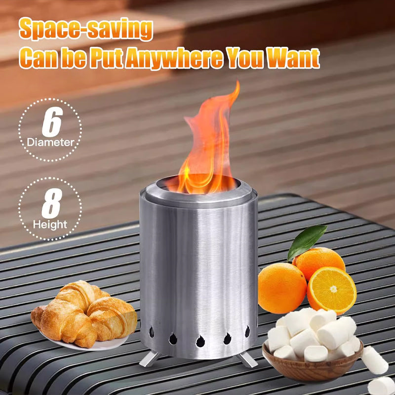 BiggerFire-Outdoor Wood Burning Portable Fire Pit