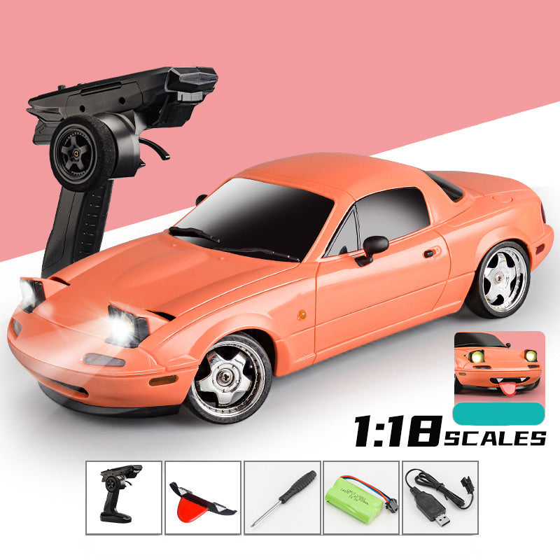 MX5(NA) 1/18 Scale RC Drift Car - Flipping Headlights Electric Toy ๐๐จ