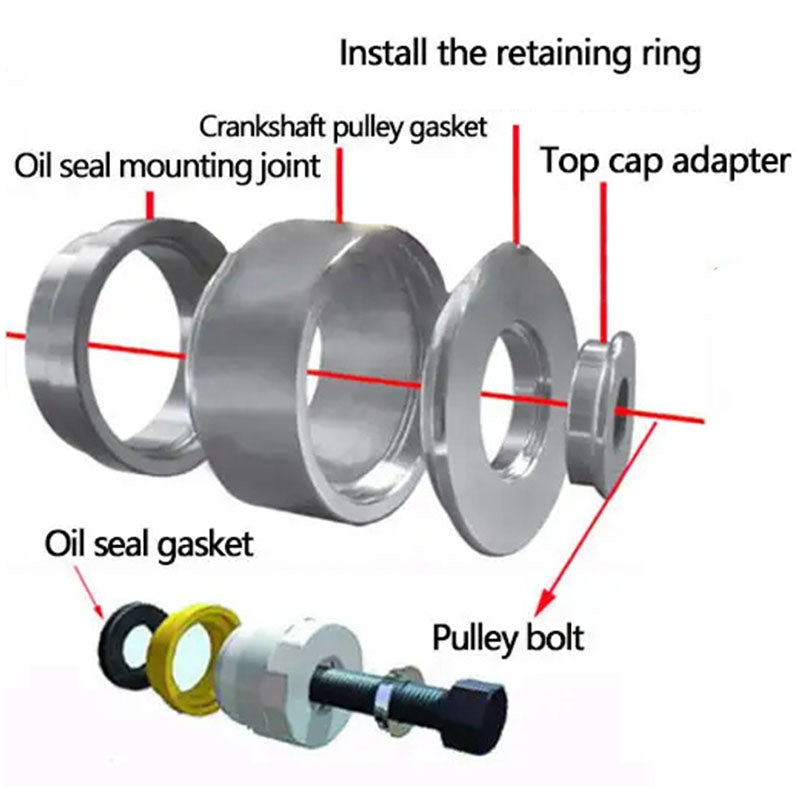 🔥50% off 🛠️ Portable Cam and Crankshaft Seal Removal Tool Kit