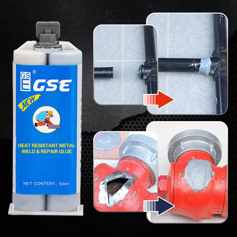 💥Buy 5 get 5free✨🛠️Heat Resistant Metal Weld & Repair Glue