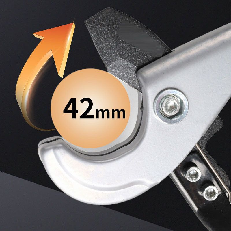 Wide Jaw PVC Pipe Cutter with Safety Lock