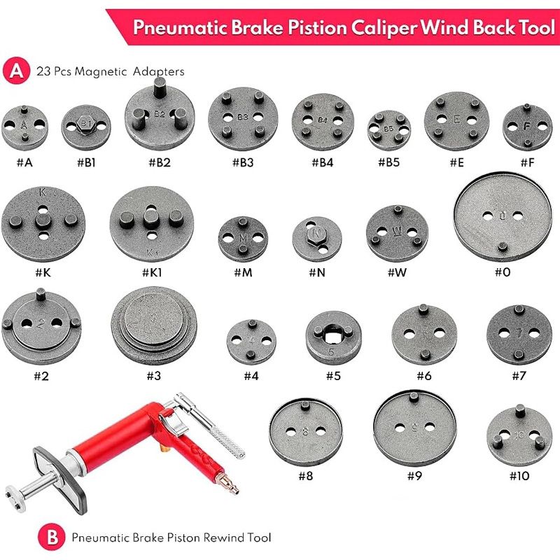 24pcs Pneumatic Brake Caliper Compression Tool(59% OFF)