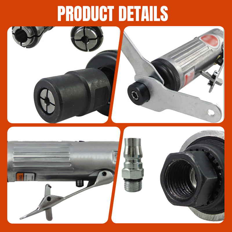 Compact Pneumatic Grinding Kit with Storage Case
