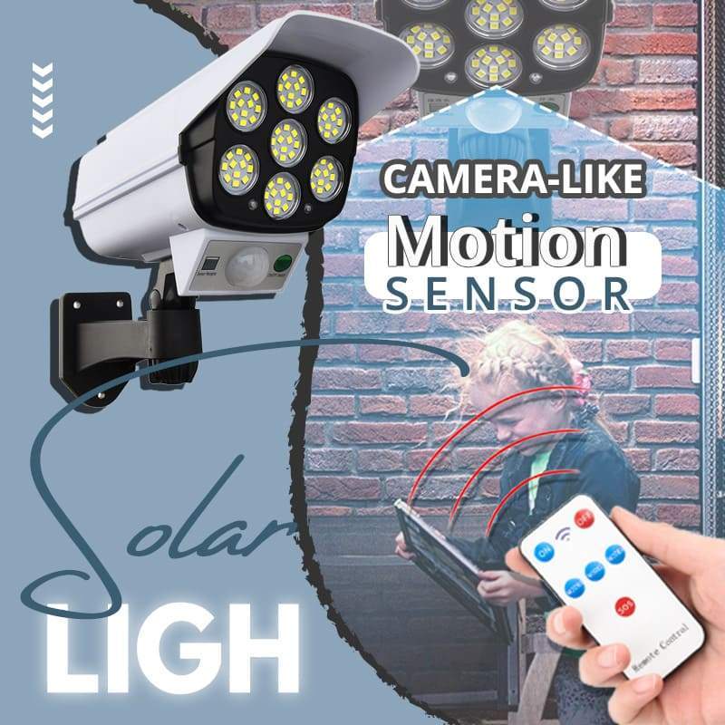 Simulation Monitoring Fake Camera Solar Light