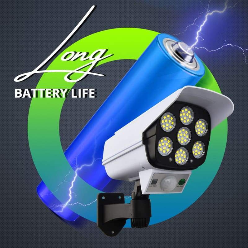 Simulation Monitoring Fake Camera Solar Light