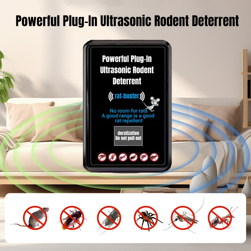 š„HOT SALEš„Powerful Plug-In Ultrasonic Rodent Deterrent