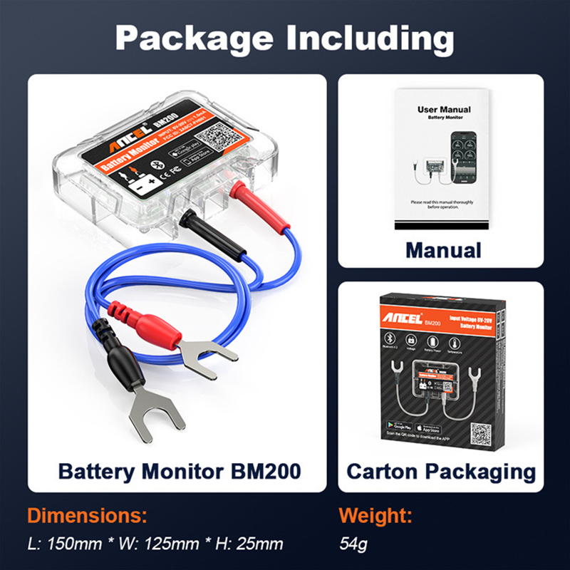💥💥💥Portable 12V Bluetooth Battery Health Monitor