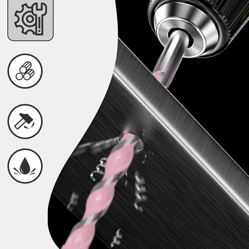 High Strength Extended Spiral Impact Hammer Drill Bits