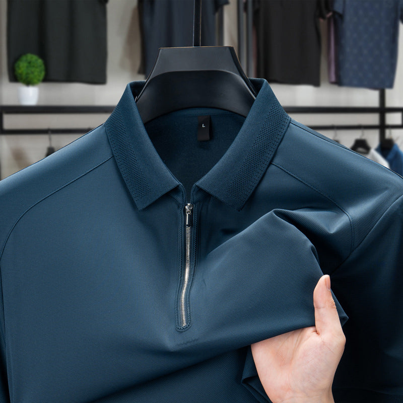 Men's Half Zipper Lapel Shirt✨