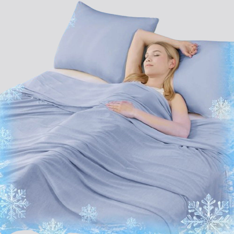 ❄️Cool Lightweight Solid Color Thin Blanket