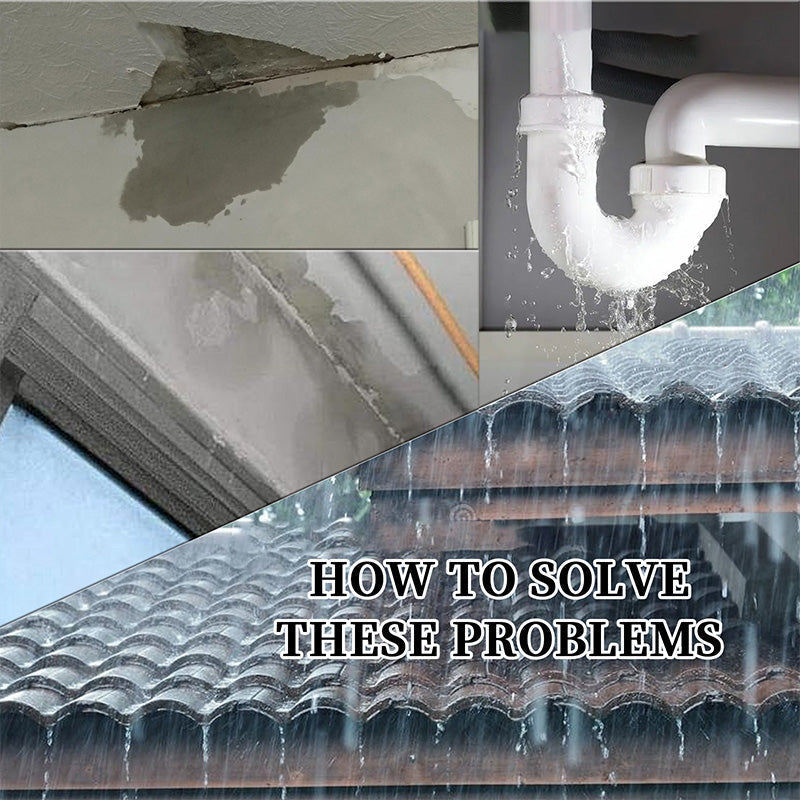💧Buy 2 Get 1 Free - Heavy Duty Waterproof Sealant (Stops Leaks on Roofs, Pipes & More!)