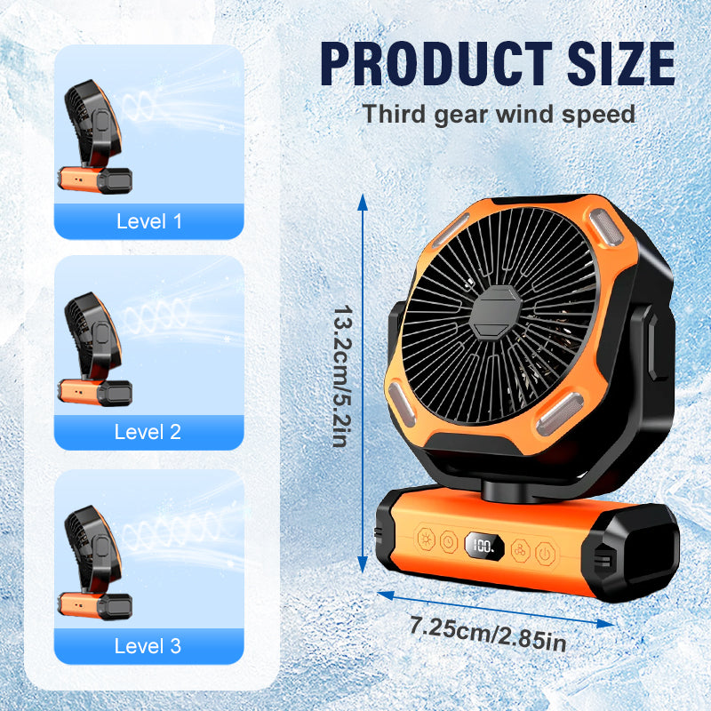 Multifunctional Outdoor Portable Camping Fan